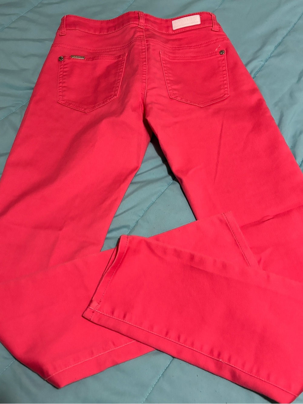 Women’s calypso coral celebrity pink skinny jeans size 3/26”
